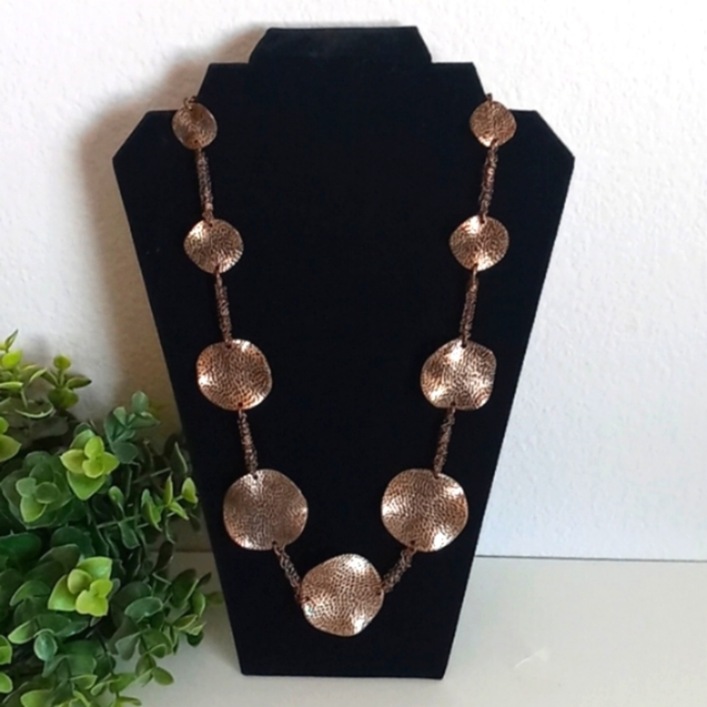 Elegant Chico's Disc Necklace